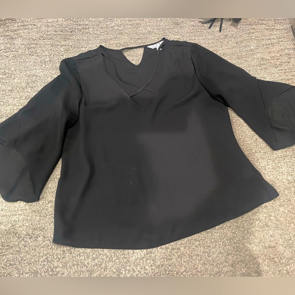 Dora Landa fashion black tunic size M
